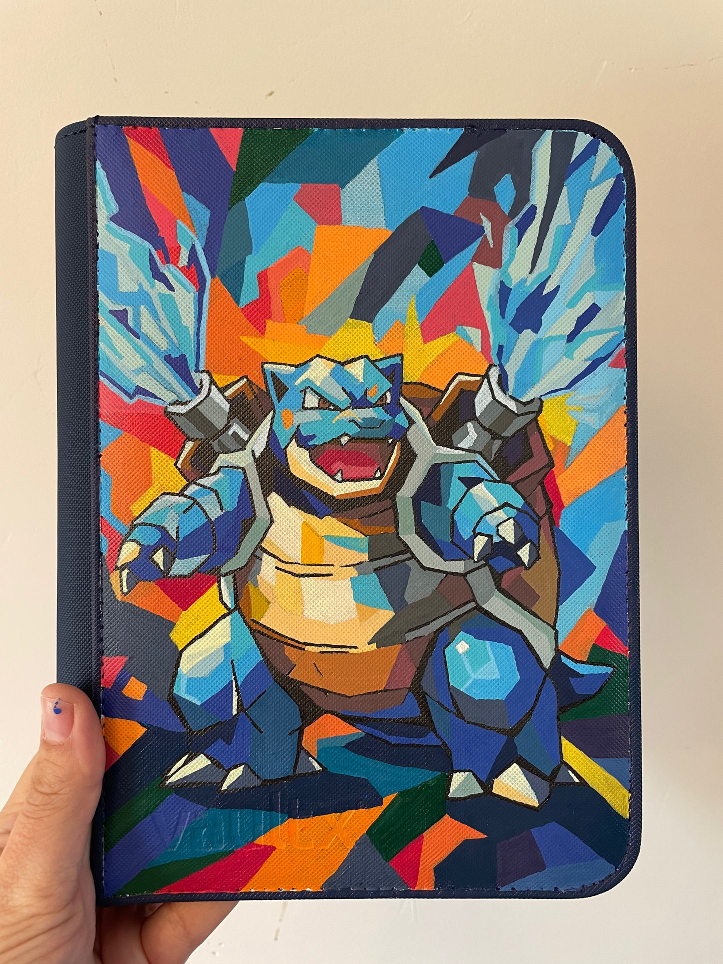 4-Pocket Hand-Painted Binder Commission (This listing is for deposit only)