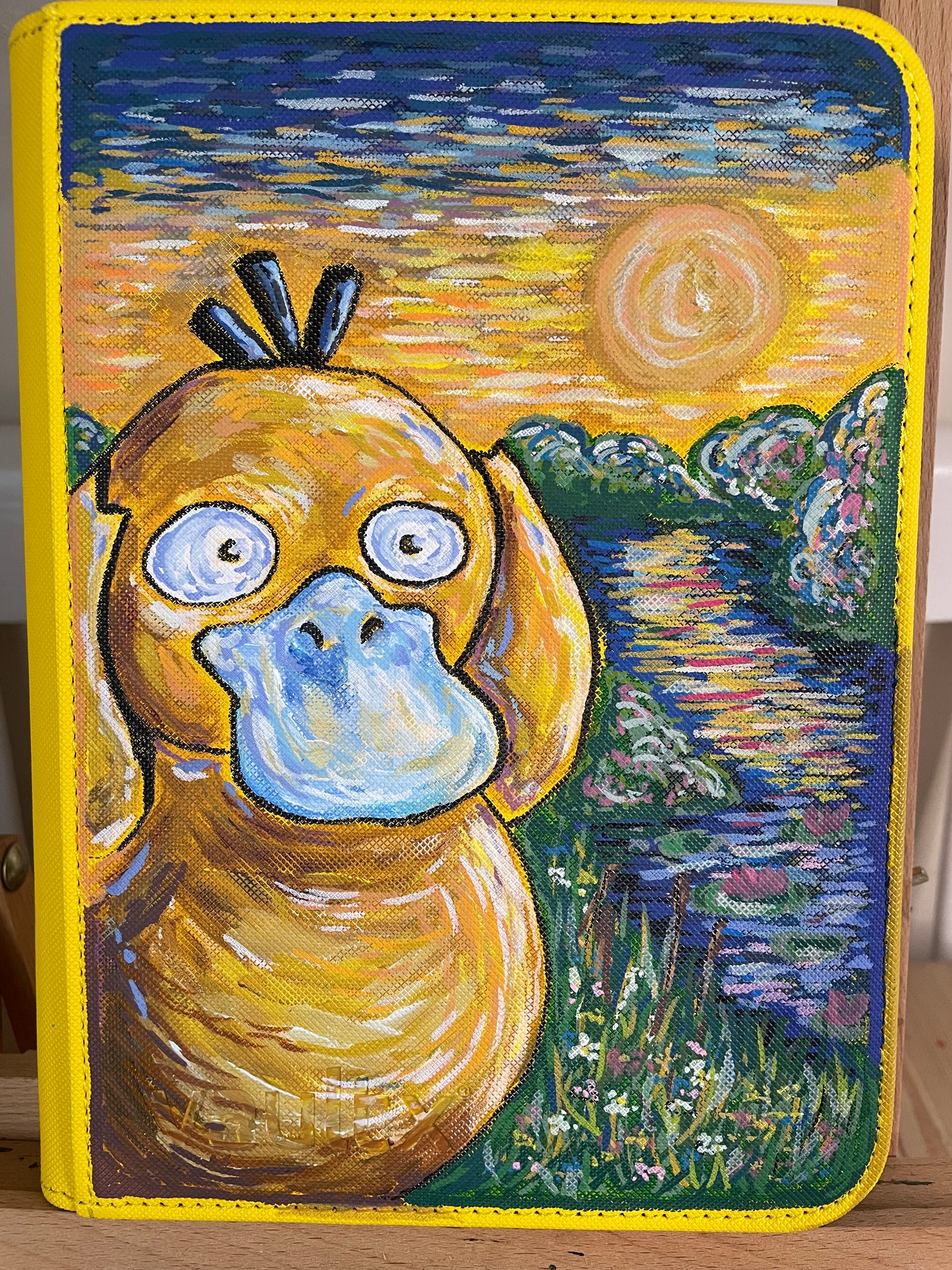 4-Pocket Hand-Painted Binder Commission (This listing is for deposit only)